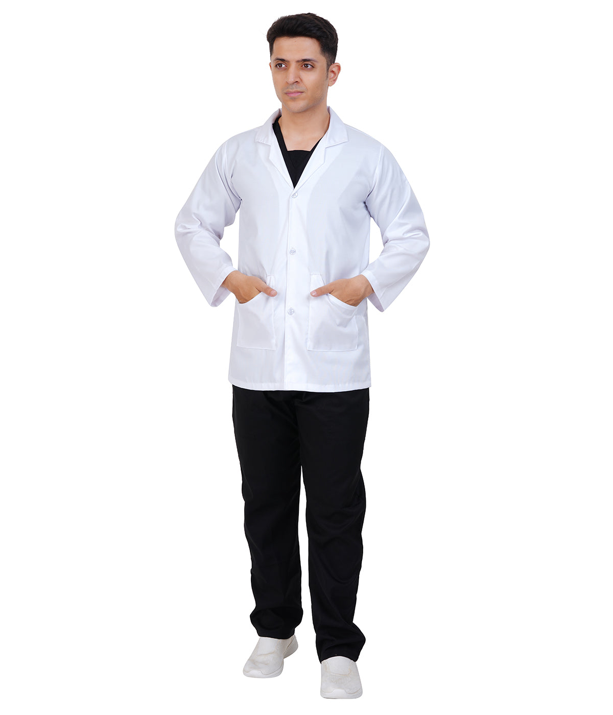 DOCTOR OR STUDENTS COAT WHITE FULL SLEEVE