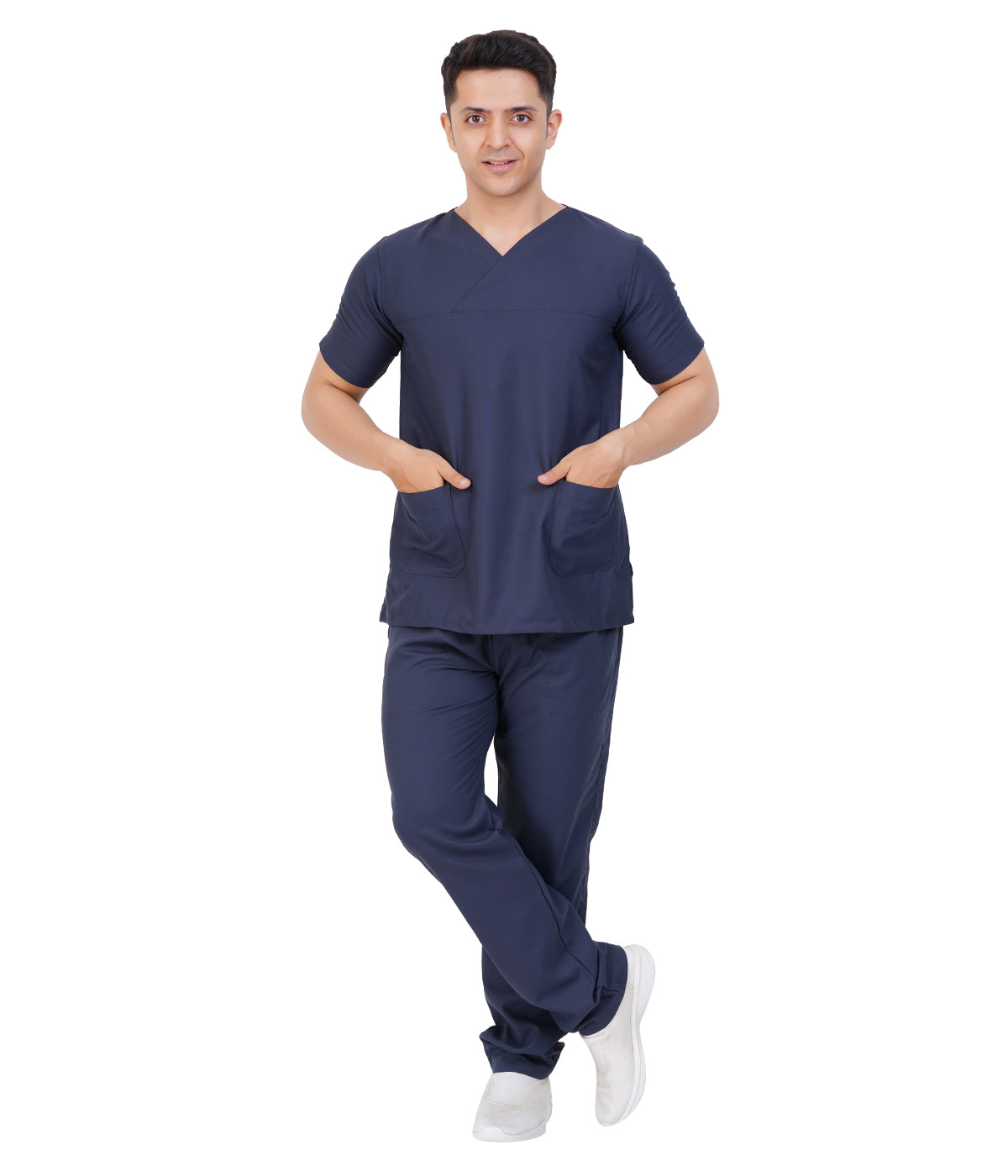 Male Y neck scrub