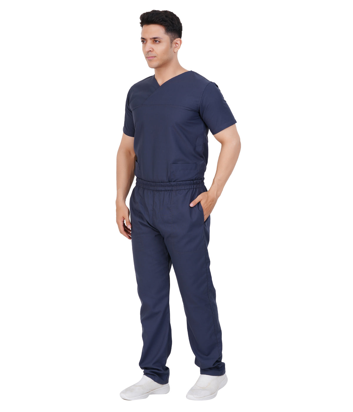 Male Y neck scrub