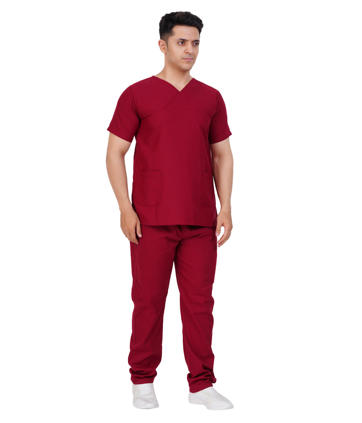 Male Y neck scrub