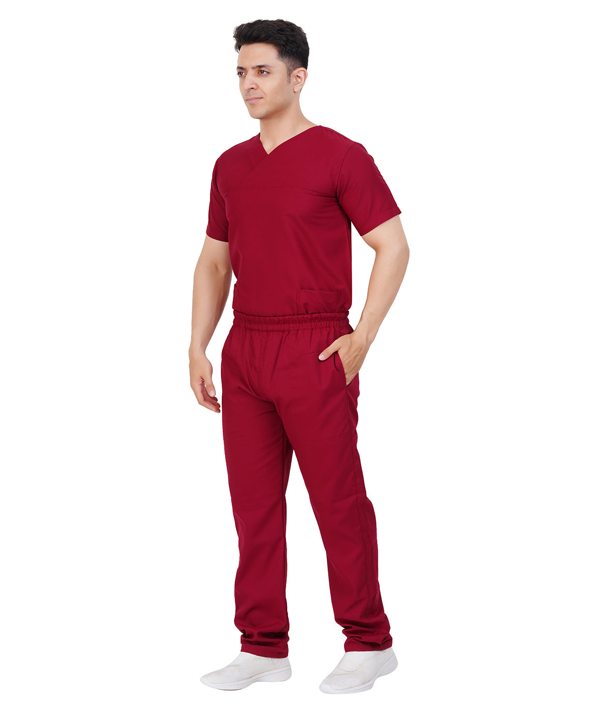 Male Y neck scrub