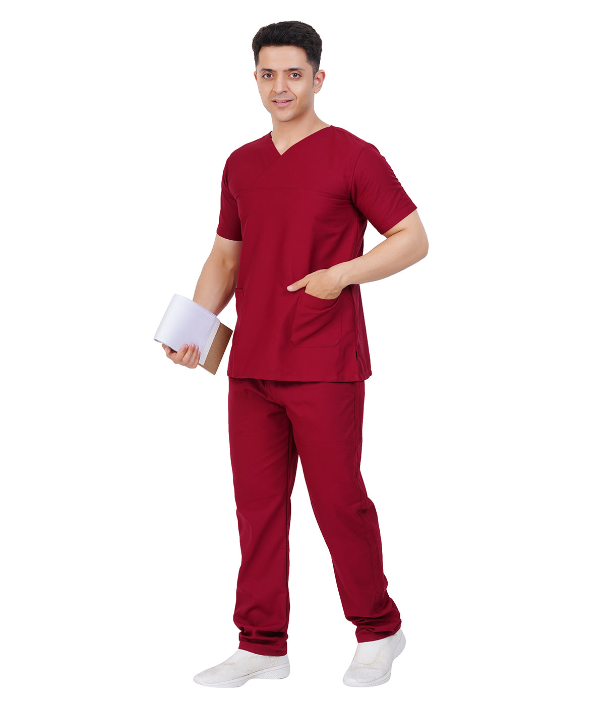 Male Y neck scrub