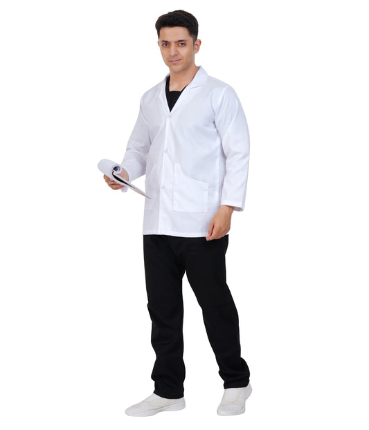 DOCTOR OR STUDENTS COAT WHITE FULL SLEEVE